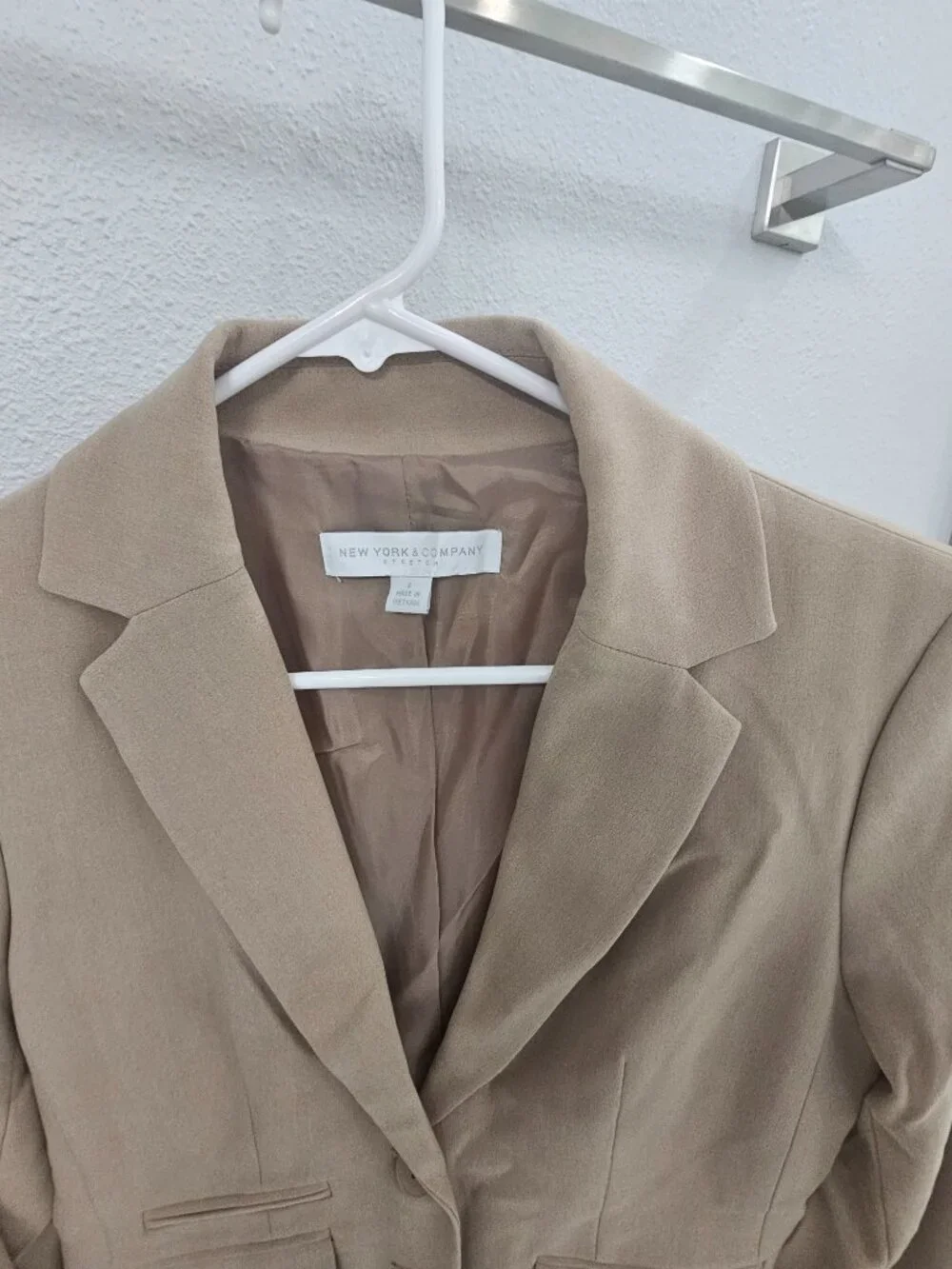 NY&C Tan Pant Suit - Size 0/2